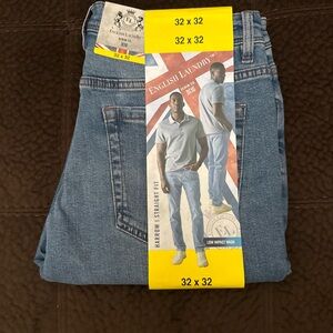 English Laundry Men's Denim Straight Jeans